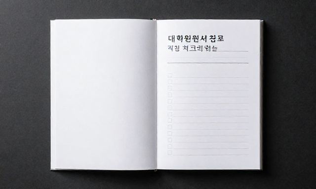 대학원원서접수 관련 이미지 - 대학원원서접수 전, 놓치면 후회하는 핵심 체크리스트와 전략적 준비법