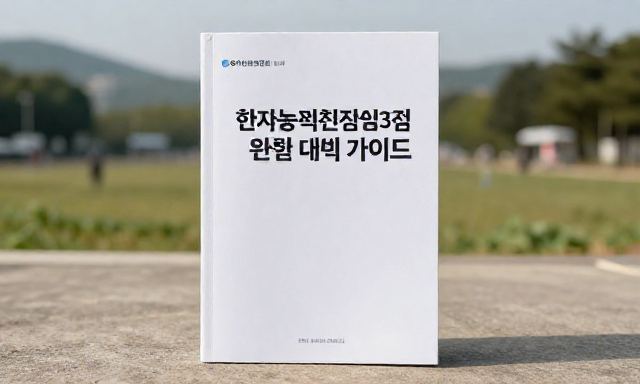 한자능력검정시험3급 관련 이미지 - 한자능력검정시험3급 완벽 대비 가이드: 시험 범위부터 공부법까지