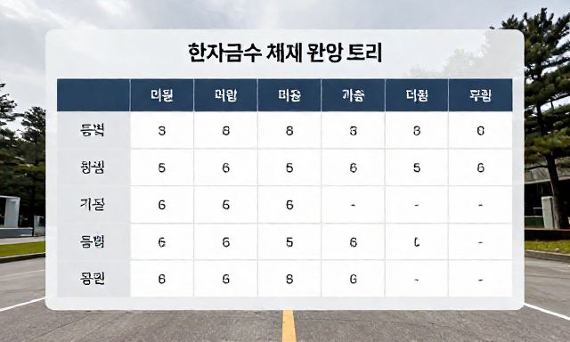 한자급수 관련 이미지 - 한자급수 체계 완벽 정리: 등급별 학습 목표와 기준 가이드